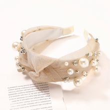 Load image into Gallery viewer, Ivyu pearl headband for women - Pearl Beaded Headband - Ivyu Beauty
