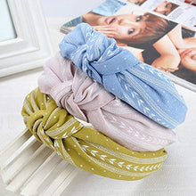 Load image into Gallery viewer, Headbands Women Hair Head Bands - Accessories Cute Boho Beauty Fashion Hairbands Girls Cross Vintage Head Hair Bands Knotted Wide Band For Workout GYM Yoga Running 6 pcs
