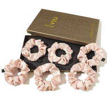 Load image into Gallery viewer, Ivyu Pink Scrunchy for Girls Women Thick Hair Cute Hairties
