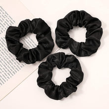 Load image into Gallery viewer, Scrunchies Hair Ties Satin Silk - Hair Bands Scrunchy for Thick Curl Hair No Crease Hair Accessories for Women Soft Hair Tie Ponytail Holder No Hurt Your Hair
