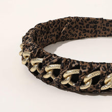 将图片加载到图库查看器，Ivyu Headbands for Women Hair Head Bands - Diademas Para Mujer De Moda Leopard Headband Cheetah Hair Accessories Hairbands for Girls No Slip Fashion Cute Chain Headband Gift for Friends
