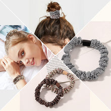 Load image into Gallery viewer, Hair Ties Silk Satin Scrunchies - Small Mini Thin Elestics Ponytail Holder Hair Bands Skinny Scrunchy For Thick Curl Hair No Crease Hair Ties Soft Accessories No Hurt Your Hair for Women and Girls
